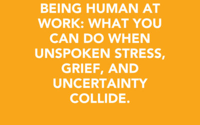 When stress, grief, and uncertainty collide. | Sarah Noll Wilson | Ctrl+Alt+Del with Lisa Duerre